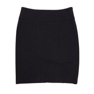 Cabi Skirt Womens Size 4 Style #225 Solid All Black Downtown Pencil